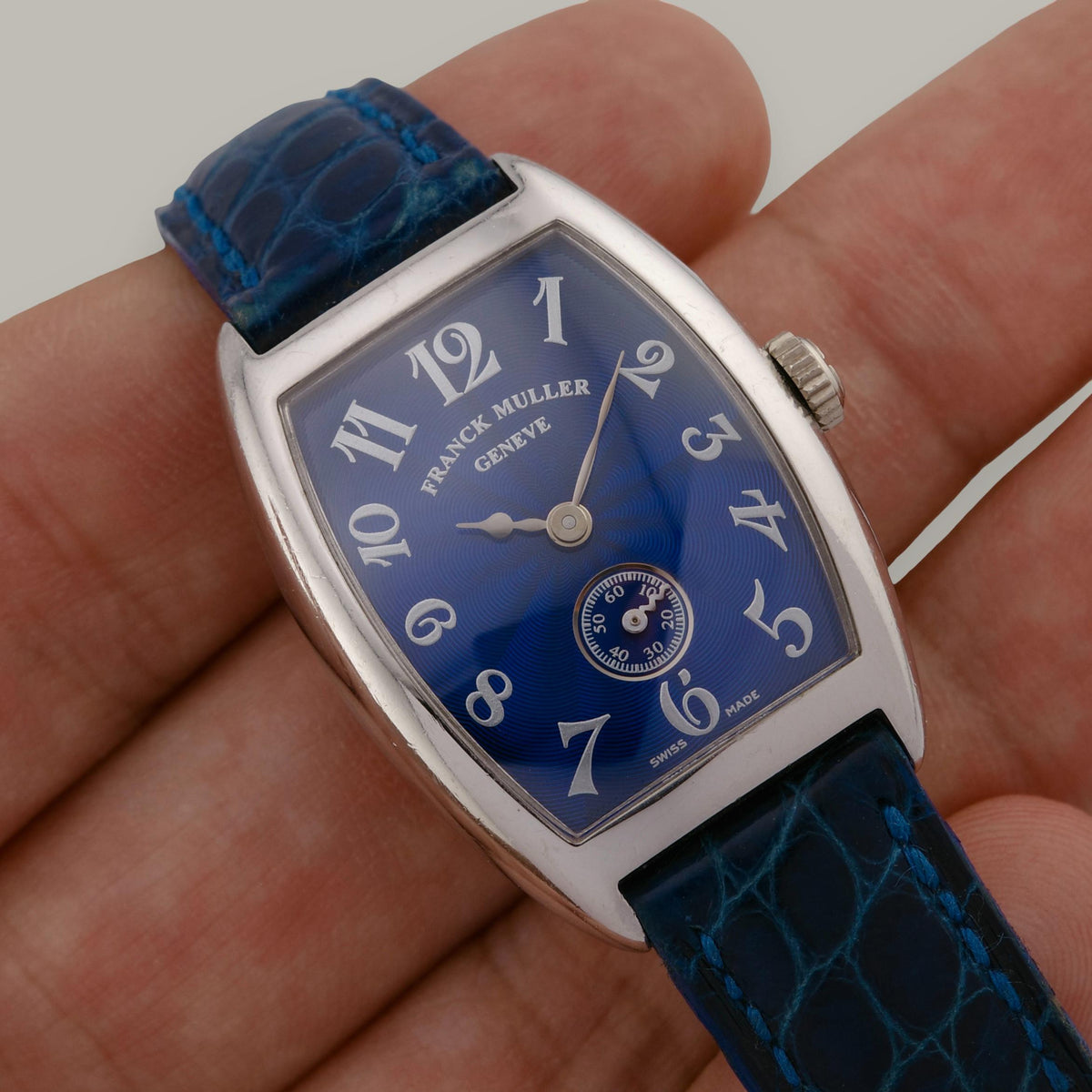 Platinum Franck Muller 1750 Cintree Curvex Watch
