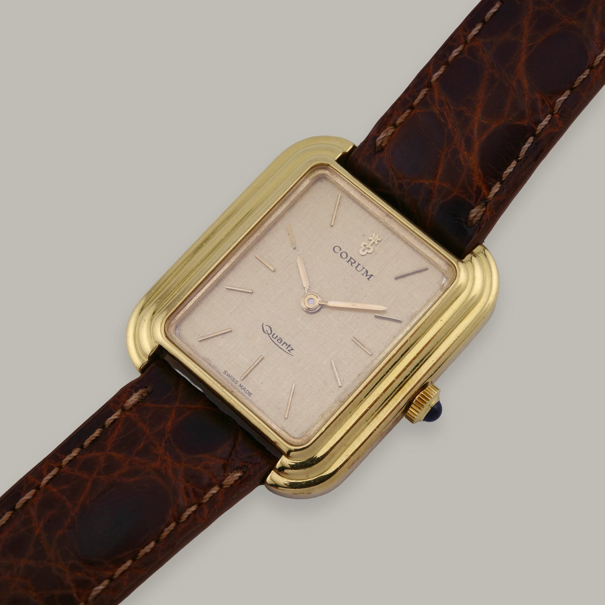18K Corum Stepped Tank 3122856 Watch