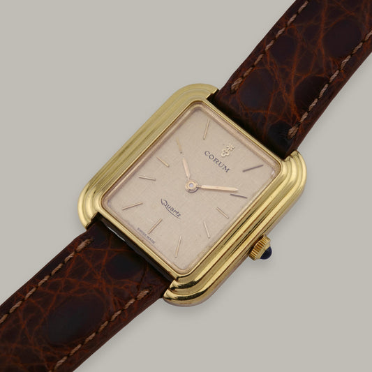 18K Corum Stepped Tank 3122856 Watch