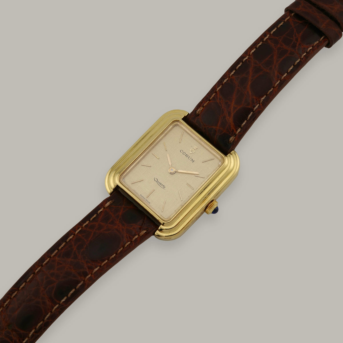 18K Corum Stepped Tank 3122856 Watch