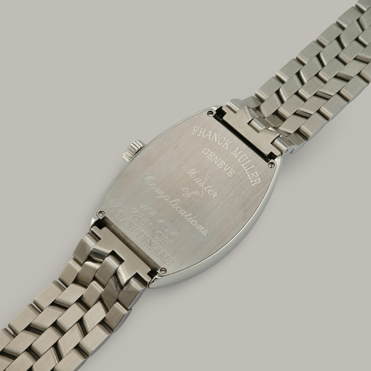 Stainless Steel Franck Muller Cintrée Curvex Crazy Hours Color Dreams 7851 Watch