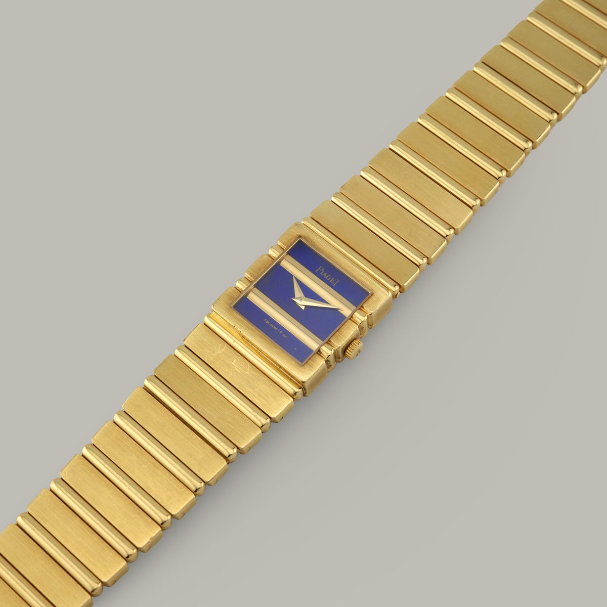 18K Piaget Polo 8131 Lapis Lazuli Dial Watch