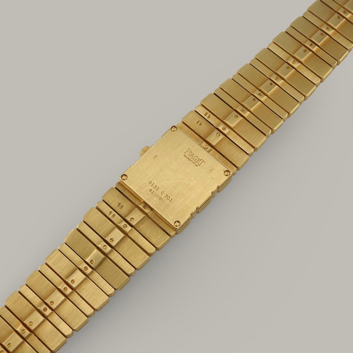 18K Piaget Polo 8131 Lapis Lazuli Dial Watch