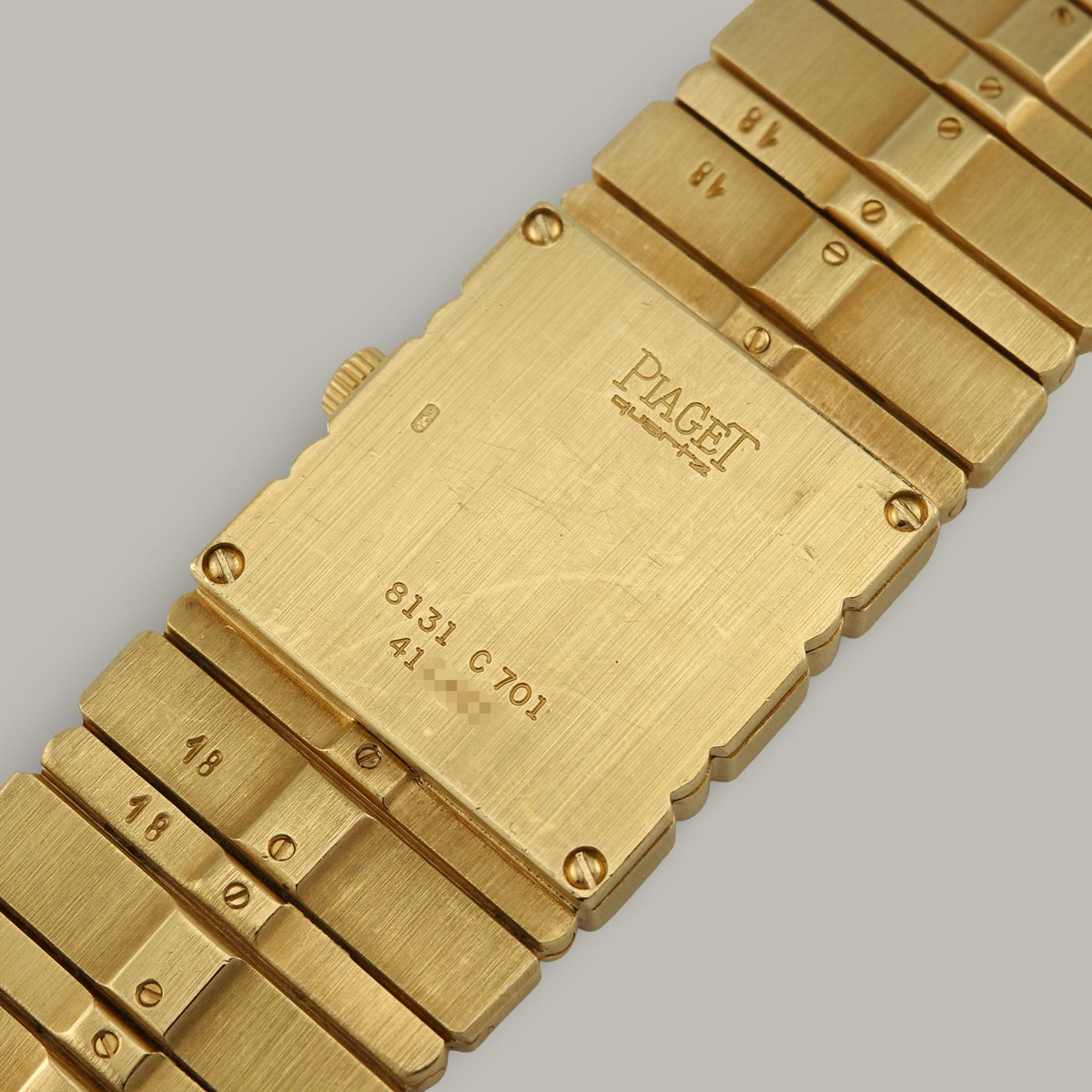 18K Piaget Polo 8131 Lapis Lazuli Dial Watch