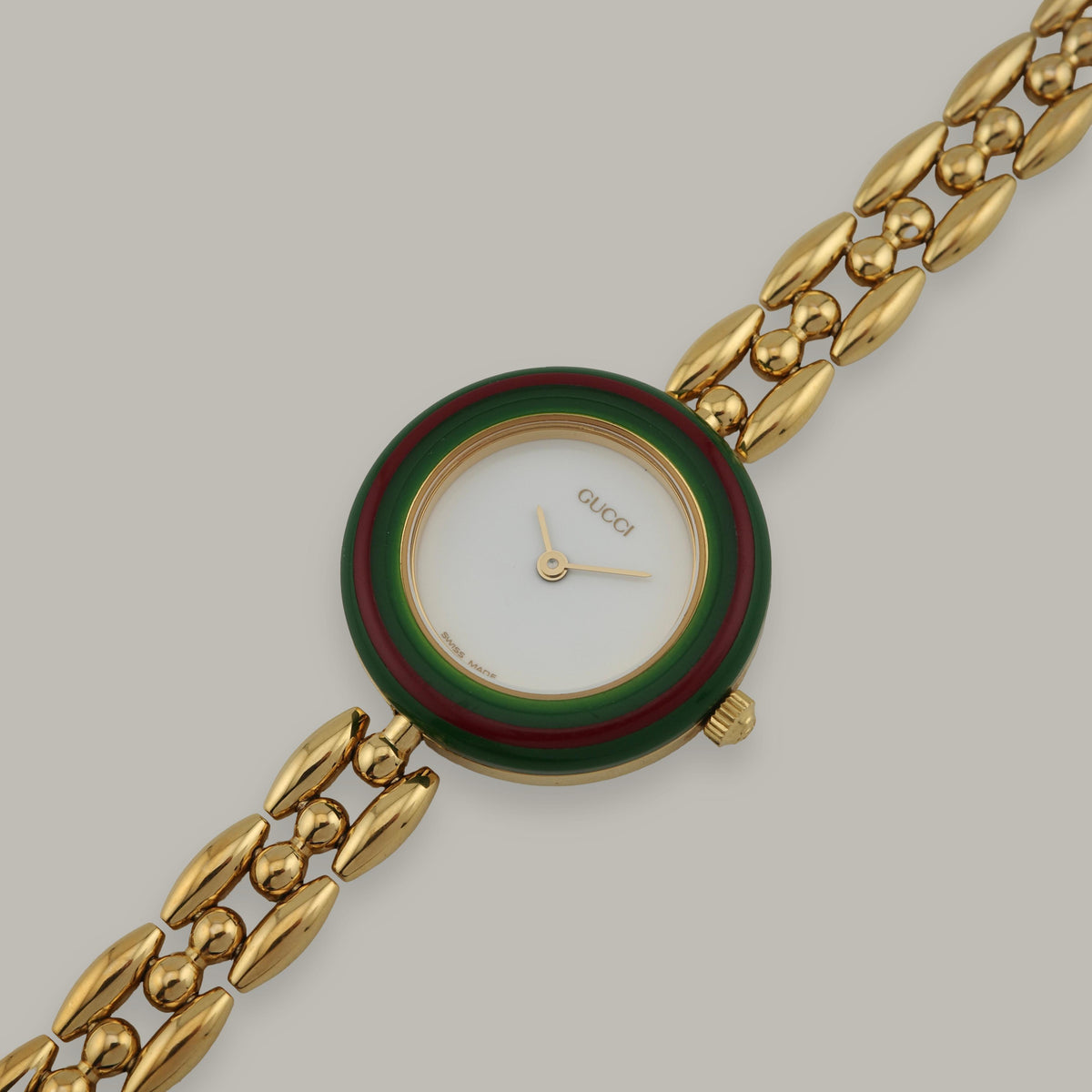 Gucci 11/12.2 Interchangeable Bezel Ladies Watch (Box+Papers+Bezels)