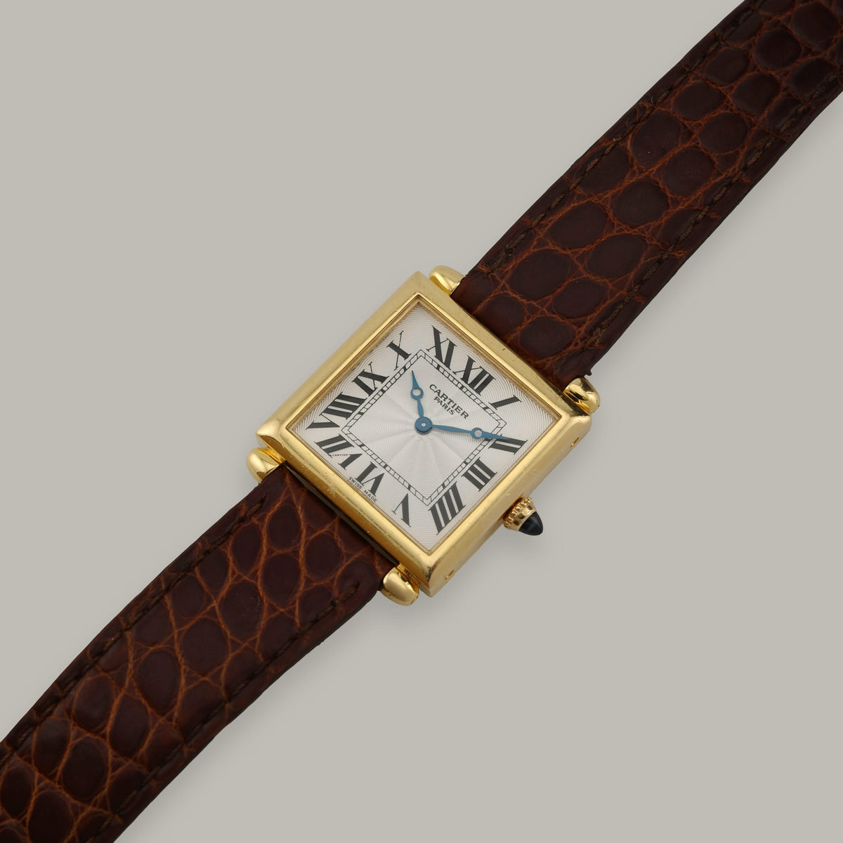 18K Cartier Tank Obus 2380D W1527551 "CPCP" Large Model Watch