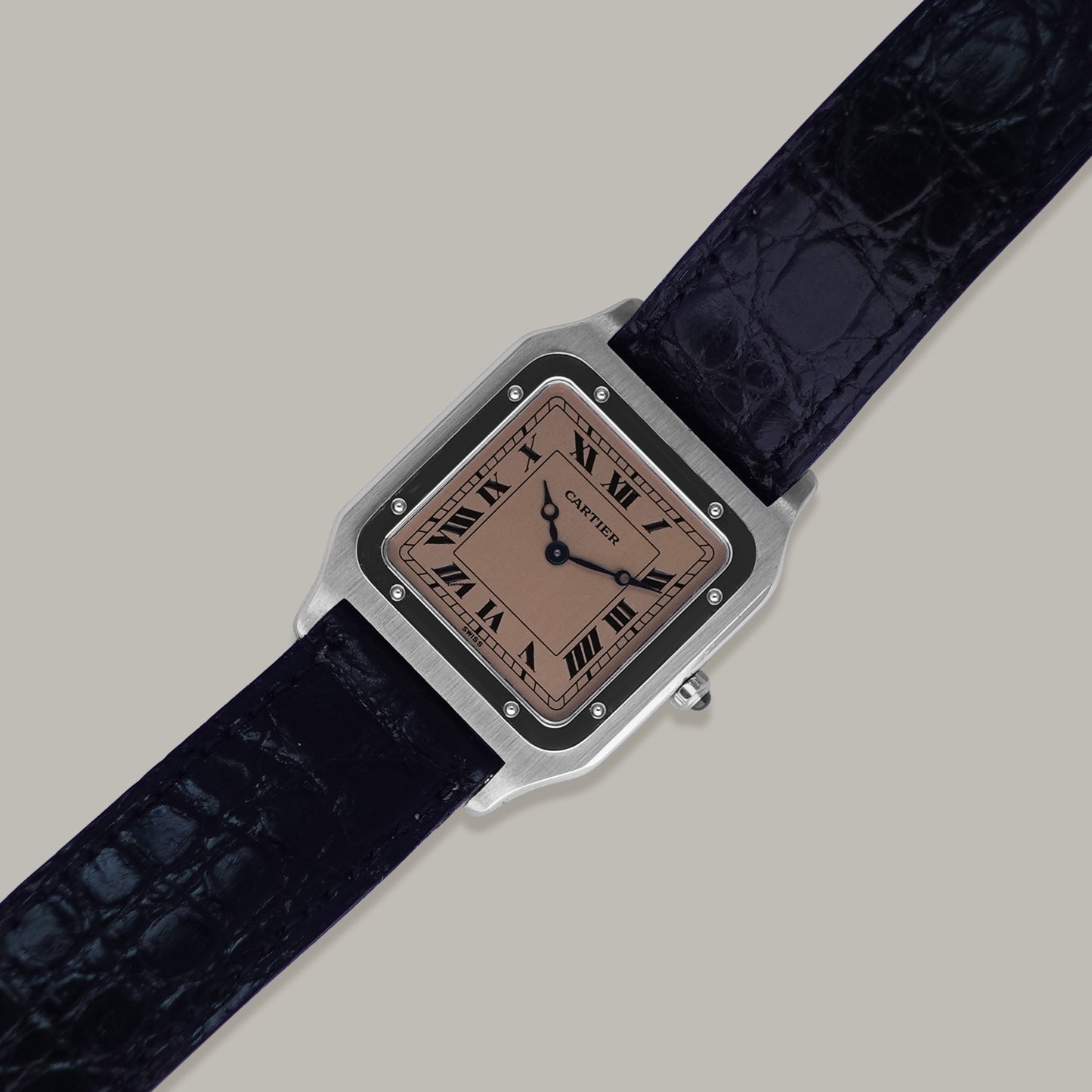 Platinum Cartier Santos Dumont Limited Edition Watch