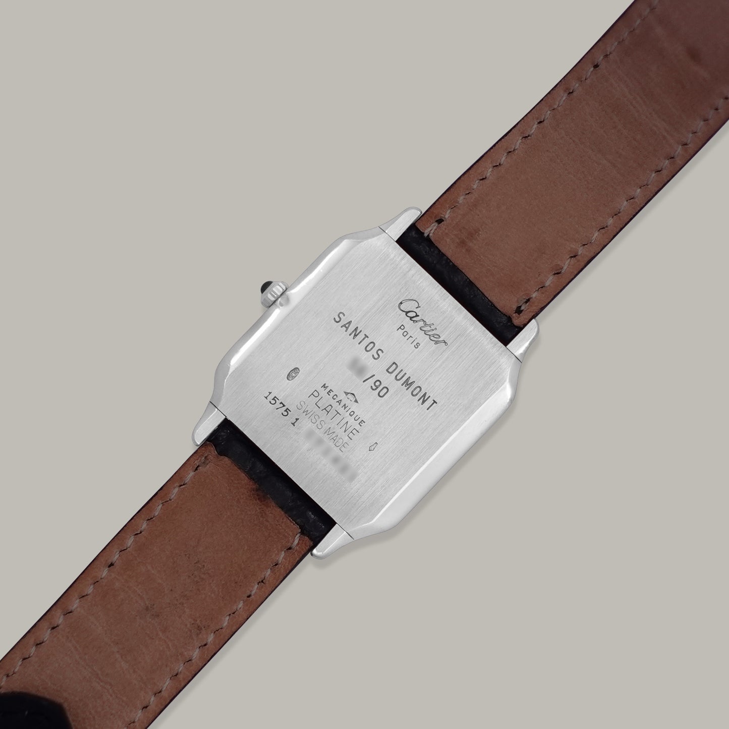 Platinum Cartier Santos Dumont Limited Edition Watch